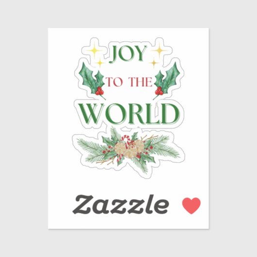 Joy To The World Sticker (Vel)