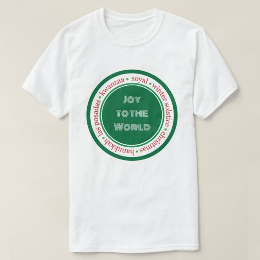 Joy to the World T Shirt (Design voorkant)