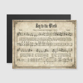 Joy to the World Vintage Christmas Carol  (Voorkant / Achterkant)