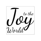 Joy to the World Wood Stamp Rubberstempel (Afrduk)