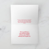 Joy to the World Wreate Kerstfeestay Kaart (Binnen)