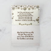 Joy to World de Heer is kerst Carol Feestdagen Kaart (Binnen)