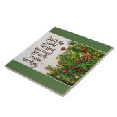 Joy to World de Heer is kerst Carol Tegeltje (Zijkant)