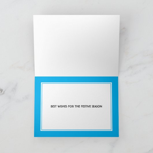 JOY TO WORLD Festive Pudding Kaart (Binnen)