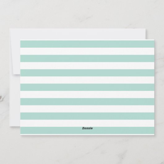 Joy to World Foto met kerstfeestdag Aqua Blue Feestdagenkaart (Achterkant)