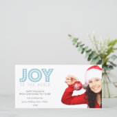 JOY to World Photo Card | FEESTDAGEN Feestdagenkaart (Staand voorkant)