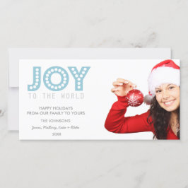 JOY to World Photo Card | FEESTDAGEN Feestdagenkaart