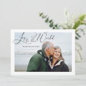 Joy to World Photo Kerstmis Feestdagenkaart (Staand voorkant)