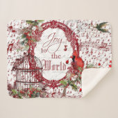 Joy to world sherpa blanket sherpa deken (Voorkant (horizontaal))