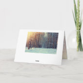 Joy to World the Lord is gekomen, Kerstmis Feestdagen Kaart (Achterkant)