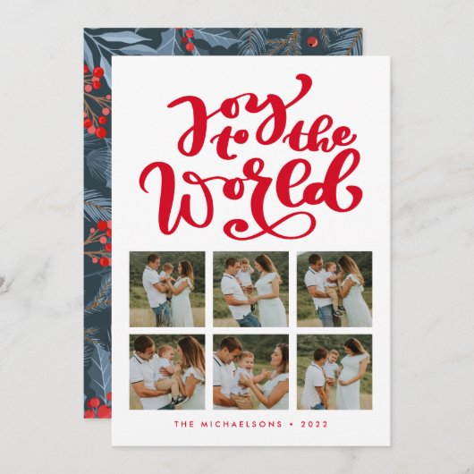 JOY TO WORLD Voeg je foto's toe (Voorkant / Achterkant)