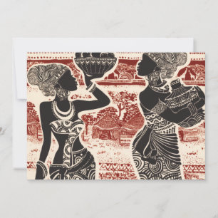  Joy Tribal African Women Village Aankondiging