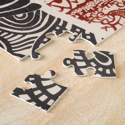  Joy Tribal African Women Village Legpuzzel (Zijkant)