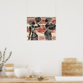  Joy Tribal African Women Village Poster (Keuken)