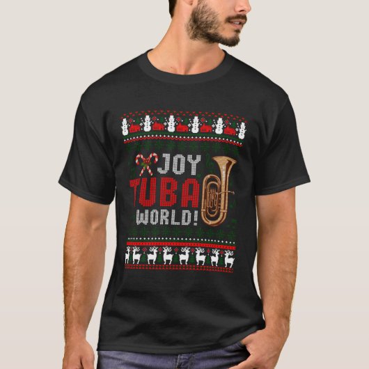 Joy Tuba Wereld Lelijk T-shirt (Voorkant)