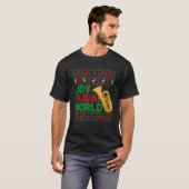 Joy Tuba Wereld Muziek Liefhebber Xmas Tuba Ugly K T-shirt (Voorkant volledig)