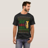 Joy Tuba Wereldmuziek liefhebber Kerstcadeau Lelij T-shirt (Voorkant volledig)