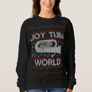Joy Tuba World Grappige Kerst Lelijke Kersttrui Trui