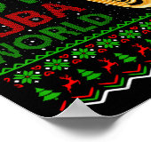 Joy Tuba World Music Lover Xmas Gift Ugly Tuba Chr Poster (Hoek)