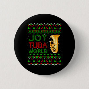 Joy Tuby Wereldmuziek Liefhebber Kerstcadeau Lelij Ronde Button 5,7 Cm