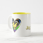 Joy Tweekleurige Koffiemok (Voorkant links)
