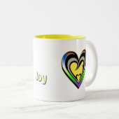 Joy Tweekleurige Koffiemok (Voorkant rechts)