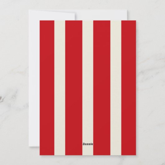 Joy Typography Feestelijke Flat Holiday Kaart (Achterkant)