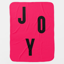Joy typography inbakerdoek