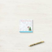 Joy Typography | Kerst Llama Post-it® Notes (Op bureau)