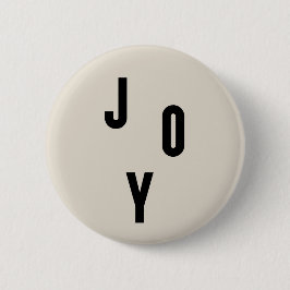 Joy typography ronde button 5,7 cm