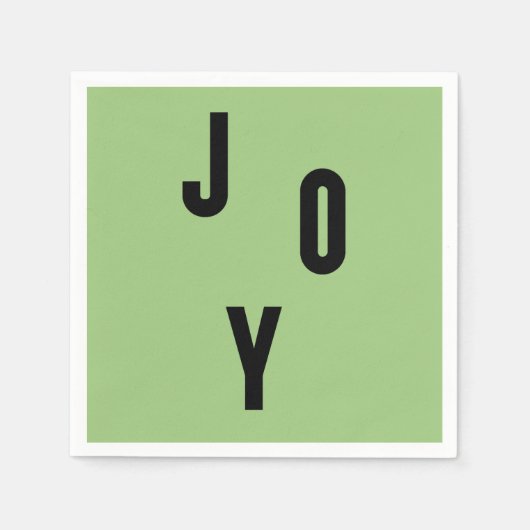Joy typography servet (Voorkant)
