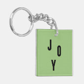 Joy typography sleutelhanger (Voorkant Links)