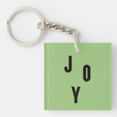 Joy typography sleutelhanger (Voorkant)