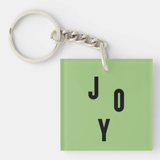 Joy typography sleutelhanger (Voorkant)