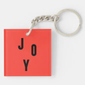 Joy typography sleutelhanger (Achterkant)