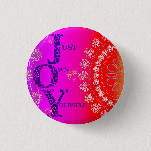 JOY Vibrant Ronde Button 3,2 Cm (Voorkant)