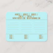 JOY - VISITEKAARTJE CONTACTKAARTJE (Achterkant)