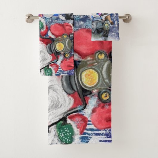 Joy - Vrolijk kerstfeest Bad Handdoek (Insitu)