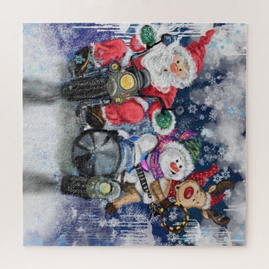 Joy - Vrolijk kerstfeest - Legpuzzel (Horizontaal)