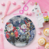 Joy - Vrolijk kerstfeest Papieren Bordje (Feest)