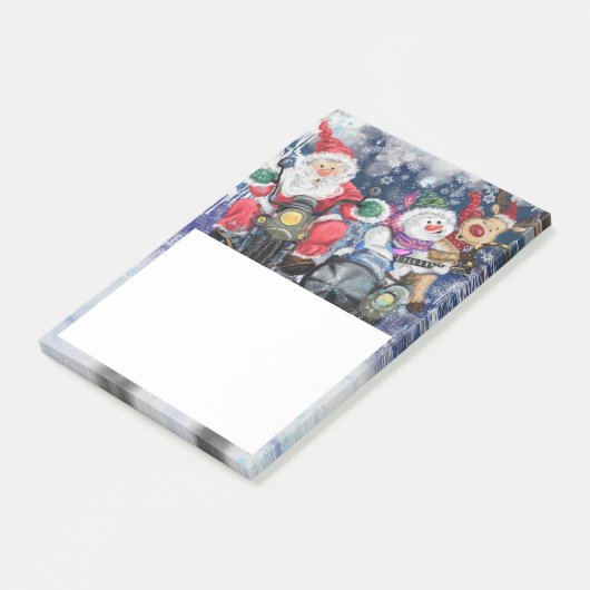 Joy - Vrolijk kerstfeest Post-it® Notes (Schuin)