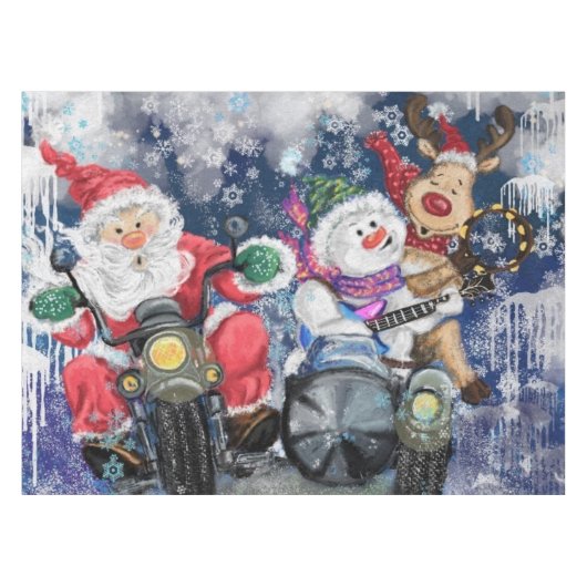 Joy - Vrolijk kerstfeest Tafelkleed (Voorkant (Horizontaal))