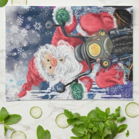 Joy - Vrolijk kerstfeest - Theedoek (Gevouwen)