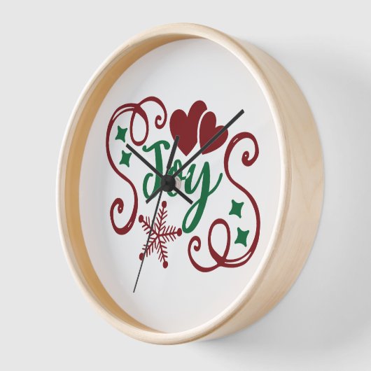 JOY Wall Clock (Hoek)