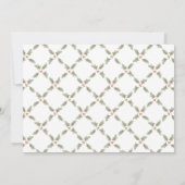 JOY Waterverf kerstmis met aangepast fotogoud Feestdagenkaart (Achterkant)