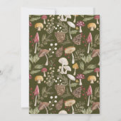 Joy Waterverf Woodsy Mushrooms 3 Fotocollage Feestdagenkaart (Achterkant)