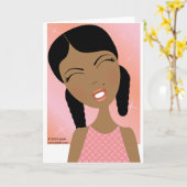 Joy Wenskaart Kaart (Gele Bloem)