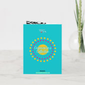 Joy Wenskaart, Small, 4 x 5,6-inch gevouwen kaart (Achterkant)