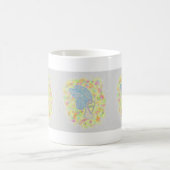 Joy White Guardian Angel Art Coffee Cups of Mokken (Center)