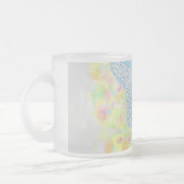 Joy White Guardian Angel Art Frosted Cup Matglas Koffiemok (Links)
